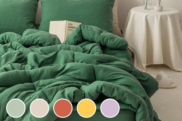 [5%쿠폰/단독] 포근포근 항균 구름 차렵이불세트 SS/Q 11colors