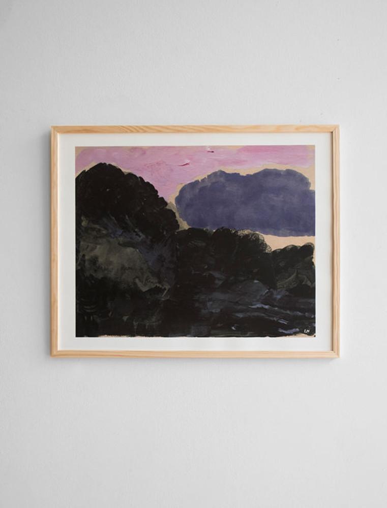 [프리지아트]파인리틀데이 CLOUD 포스터액자 북유럽인테리어 Isis Maakestad