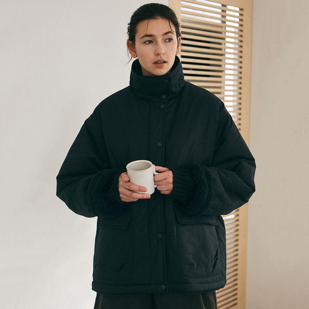BOA FLEECE PADDING JACKET_BLACK