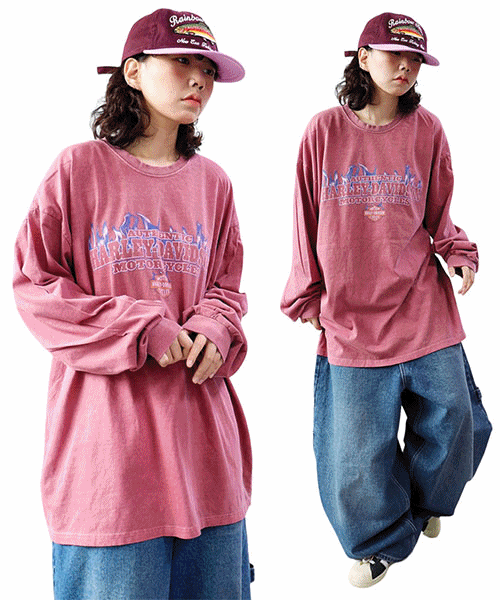 오버 피그먼트 할리 긴팔티