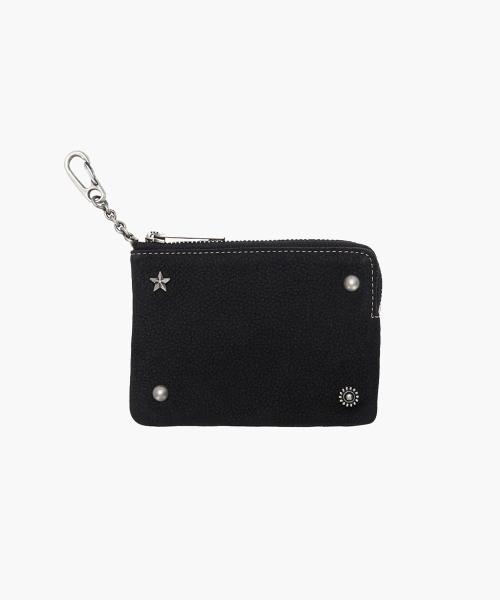 STUD ZIPPER WALLET_2colors