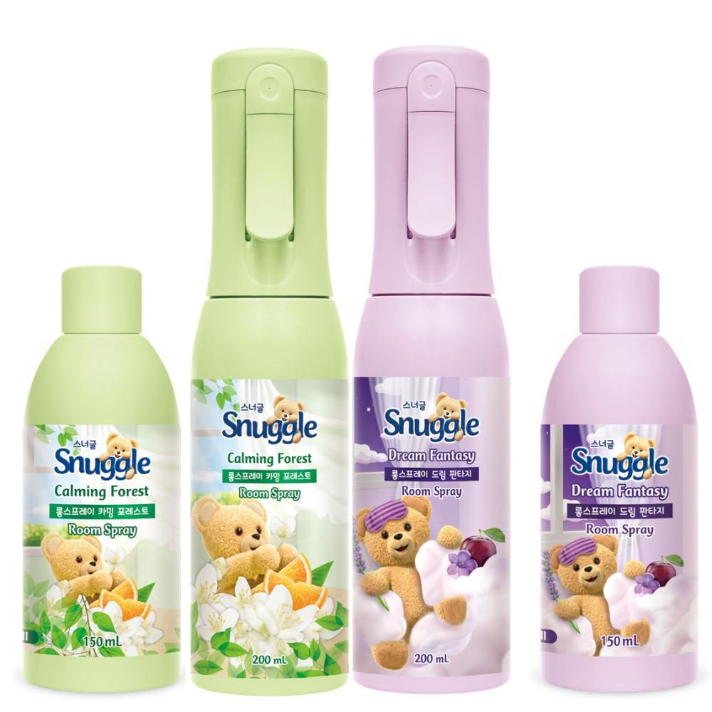 스너글 룸 스프레이 2종 [드림 판타지 / 카밍 포레스트] 200ml 본품&150ml 리필