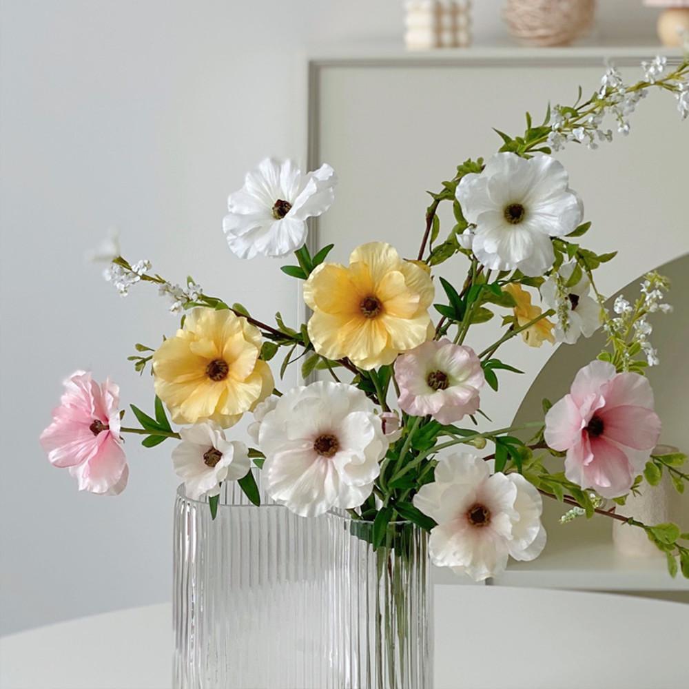 버터플라이 라넌큘러스 조화 프리미엄 고급 실크플라워 인테리어 조화 재팬 러넌큘러스