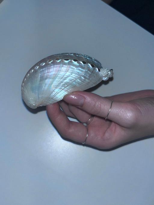 진주자개 헤어핀