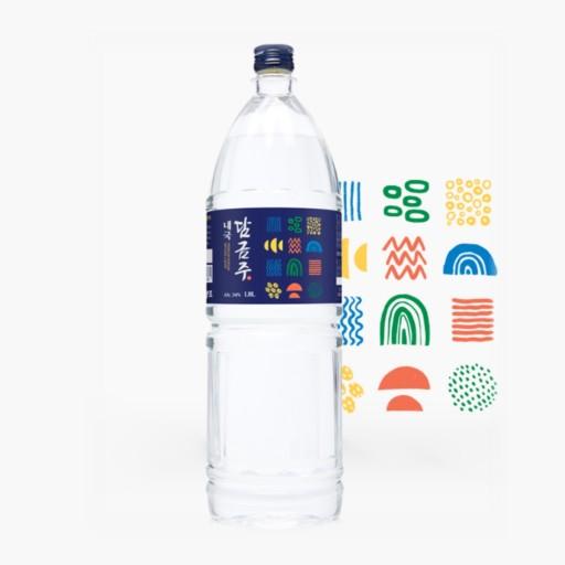 [담금주용] 34도 내국담금주 1.8L/3.6L 택1