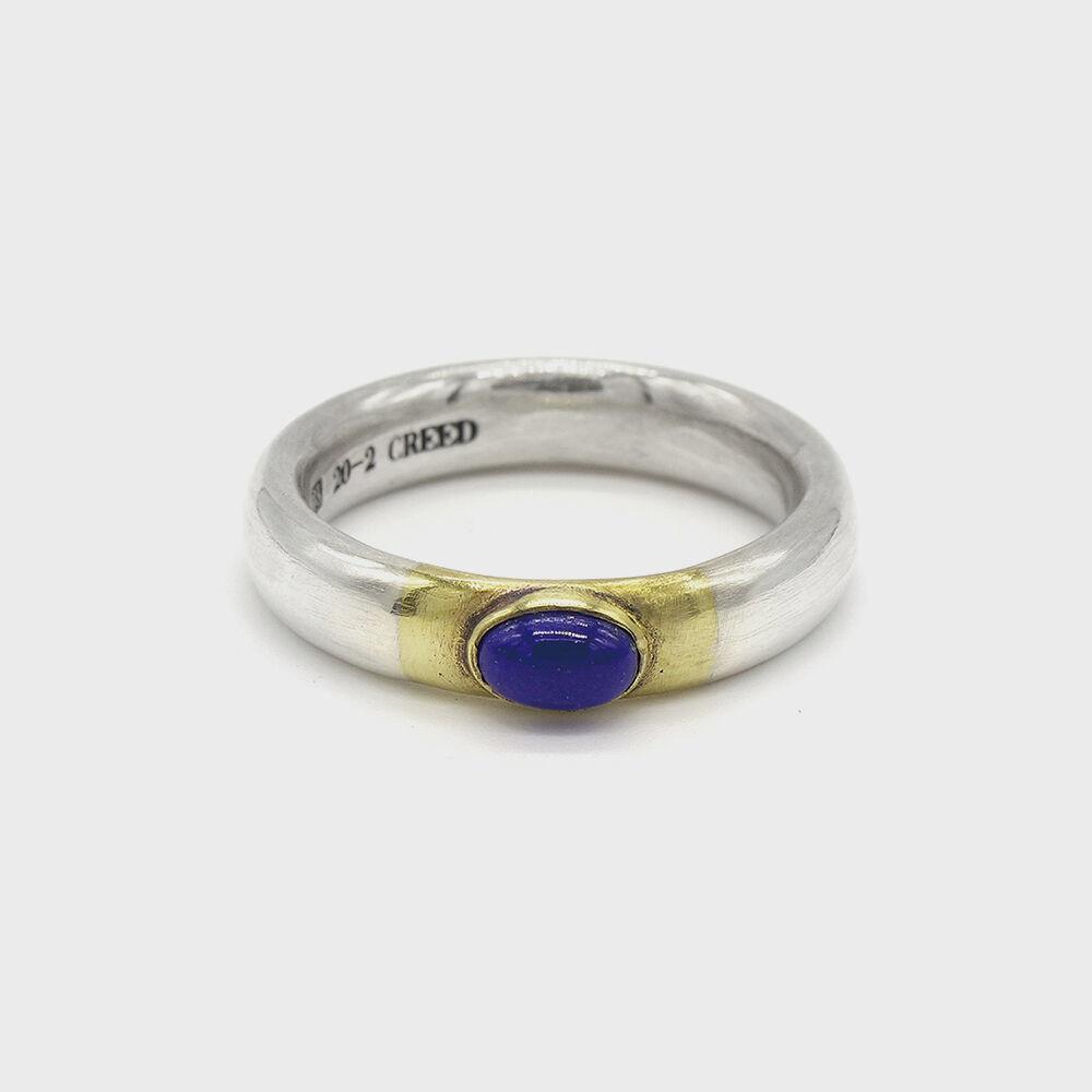 marriage bend ring (blue)