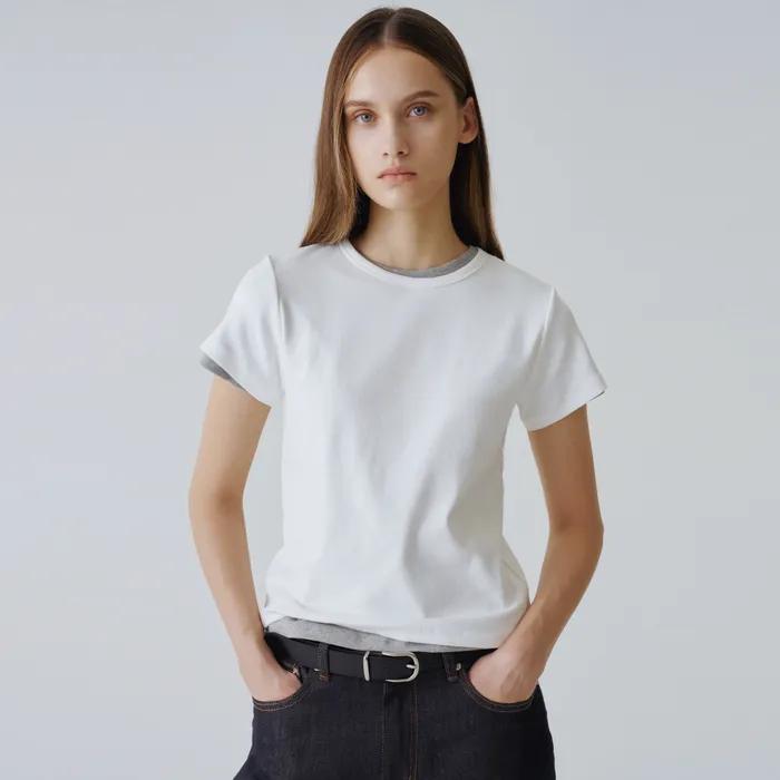 [16차 리오더] Regular span tee (Ivory)