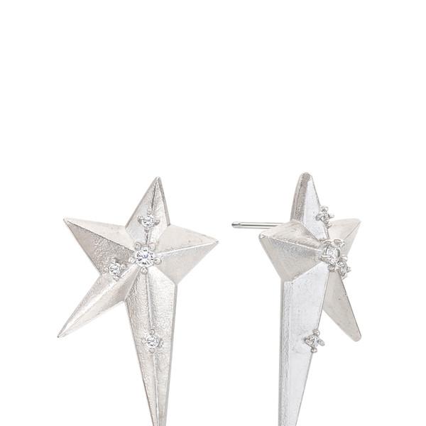 Midnight White Earring