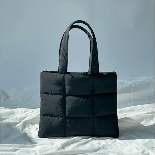 [아이원트모어] 패딩백 미니 (블랙빈)