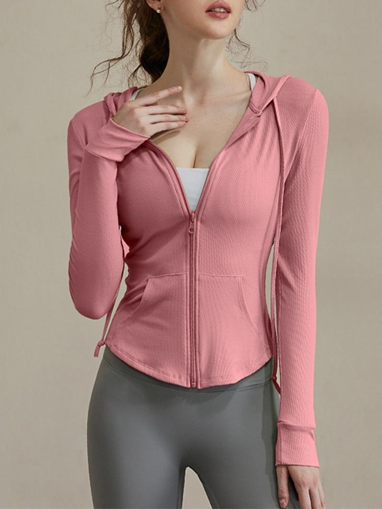 슬림 골지 후드집업(Renewal)