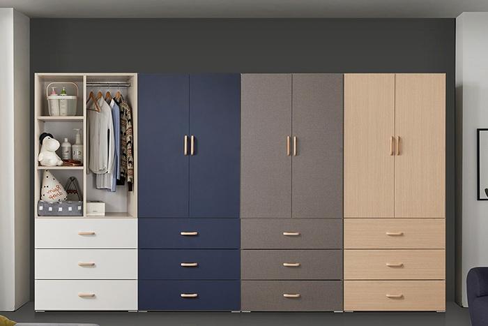 이음 3서랍 도어수납장