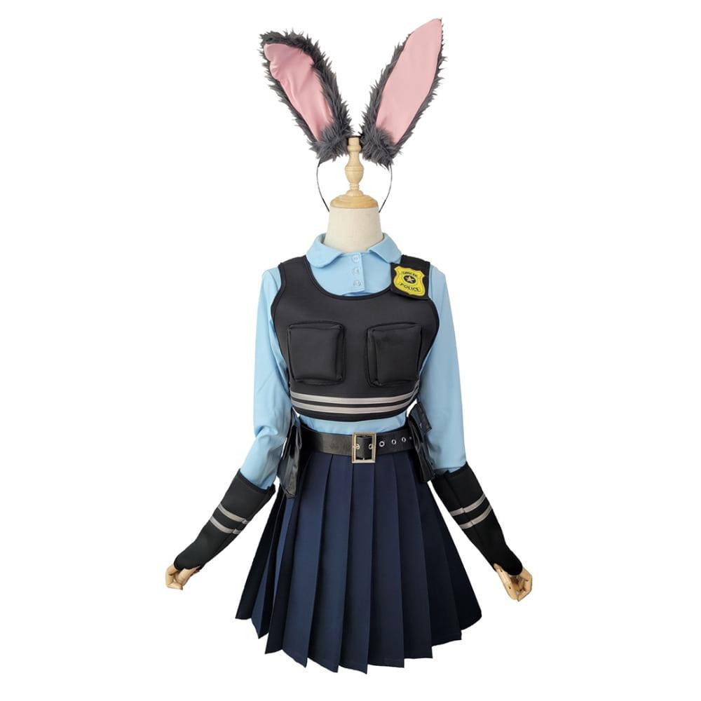 주토피아 주디 옷 코스프레 치마 제복 경찰복 의상 대여 졸업사진컨셉