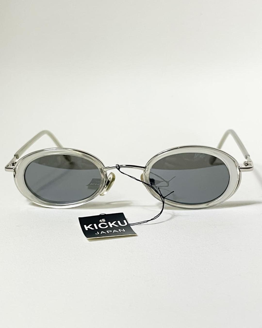 90s Kicku Japan 라운드 빈티지 선글라스
