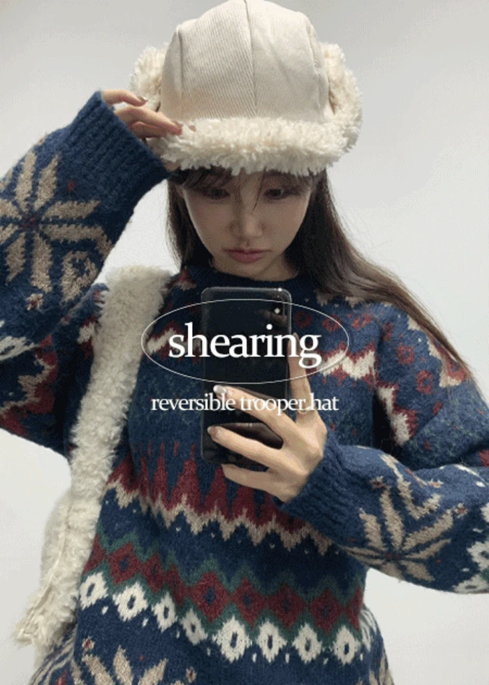☃️리버시블 트루퍼햇❄️ reversible shearing trooper hat (2C)