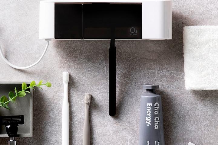 메디슨 오투케어 헤드형 칫솔살균기 벽걸이 칫솔걸이 살균기 소독기 칫솔건조기 칫솔소독