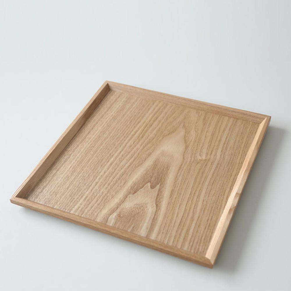 우드 정사각 트레이 쟁반