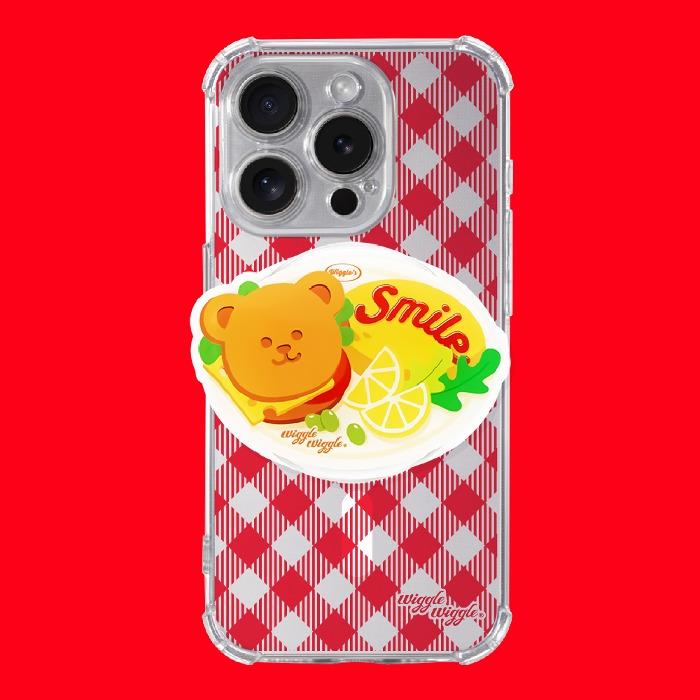 [주문제작] 맥세이프톡 폰케이스 SET - Brunch Wiggle Bear