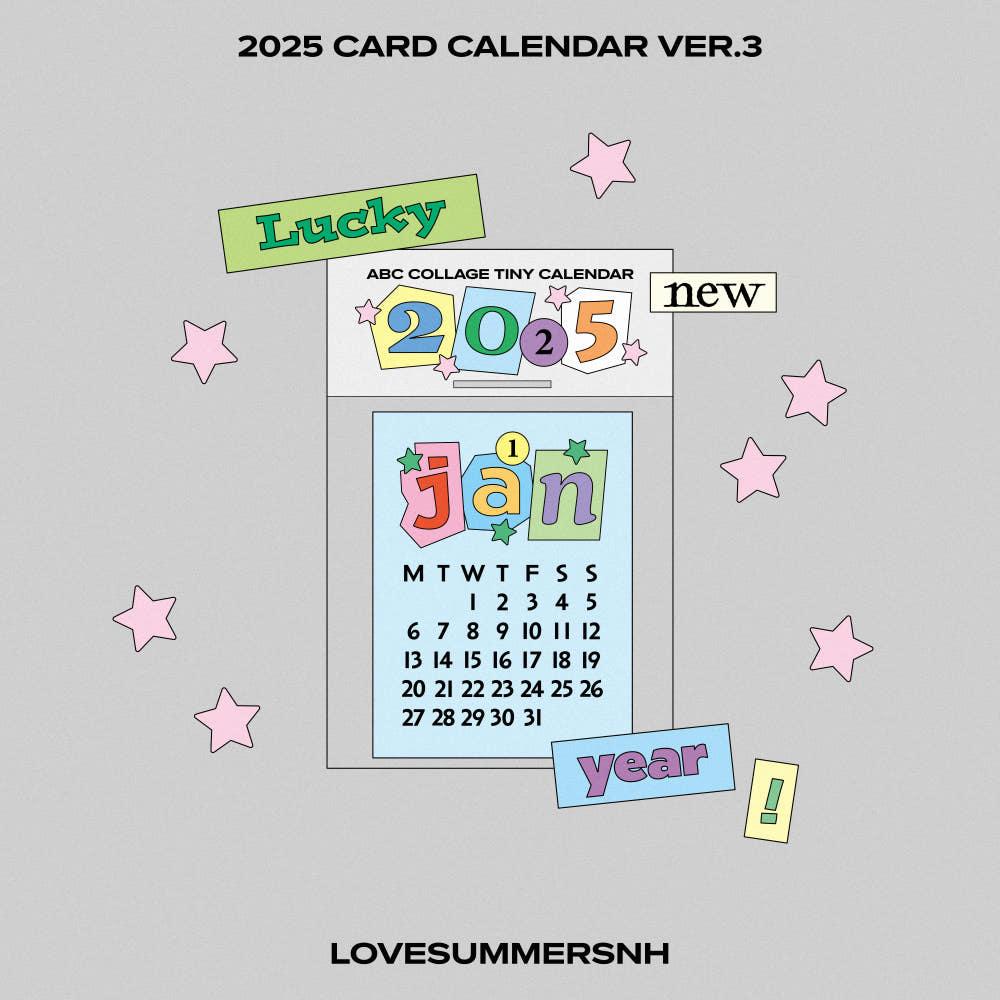 [snh] 2025 calendar ABC COLLAGE