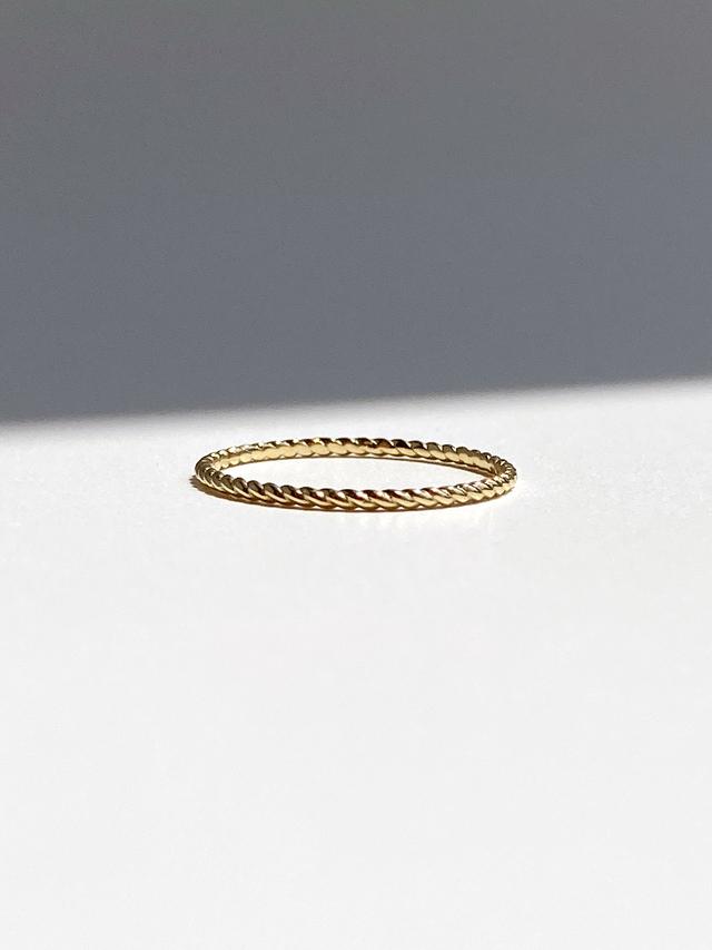 꽈배기반지(0.9mm) 14K 18K