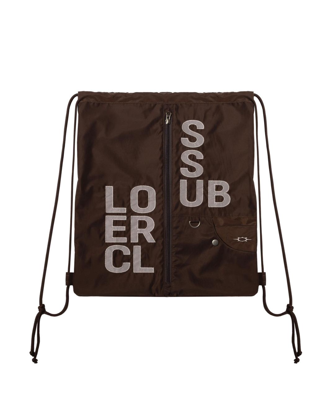 루저스클럽 LSC APPLIQUE STRING BAG (BROWN)