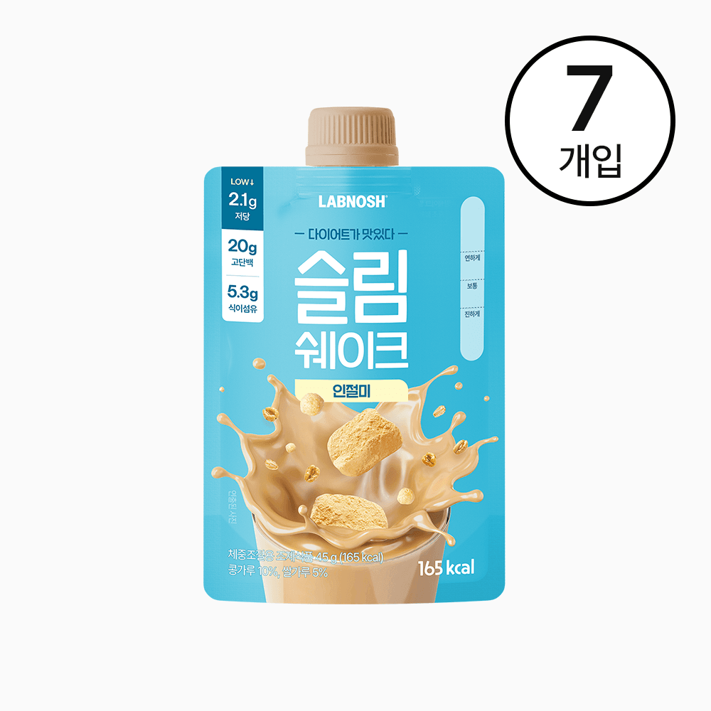 [랩노쉬] 슬림쉐이크 인절미 (7개입)