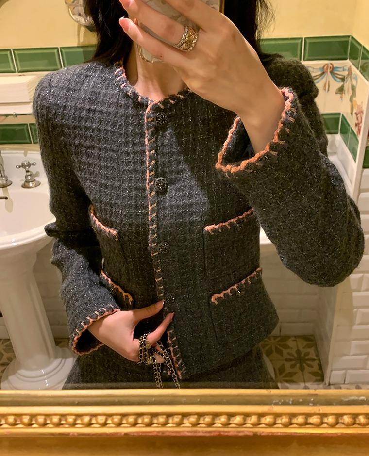 멜리사 트위드 자켓