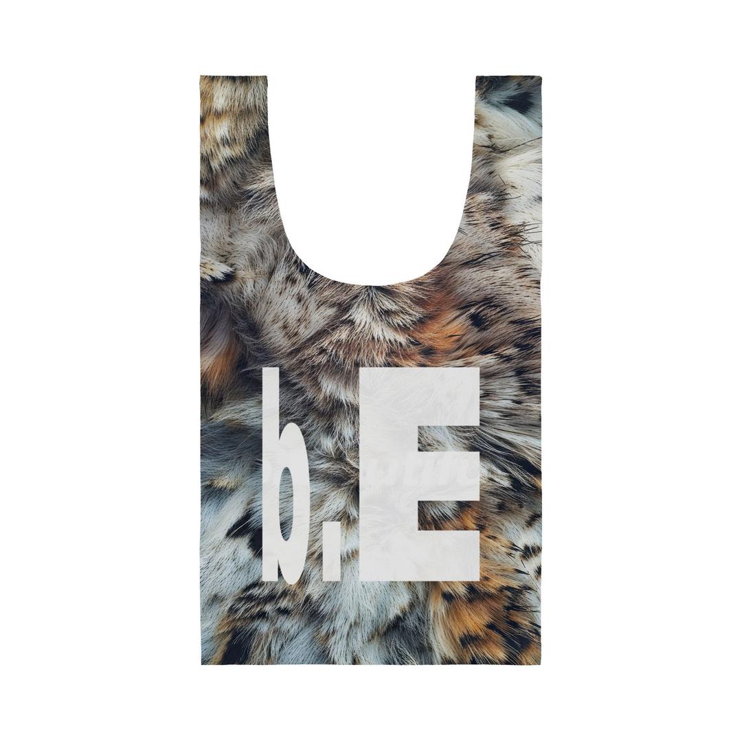 Faux Fur Reusable Bag (Beige) - OS