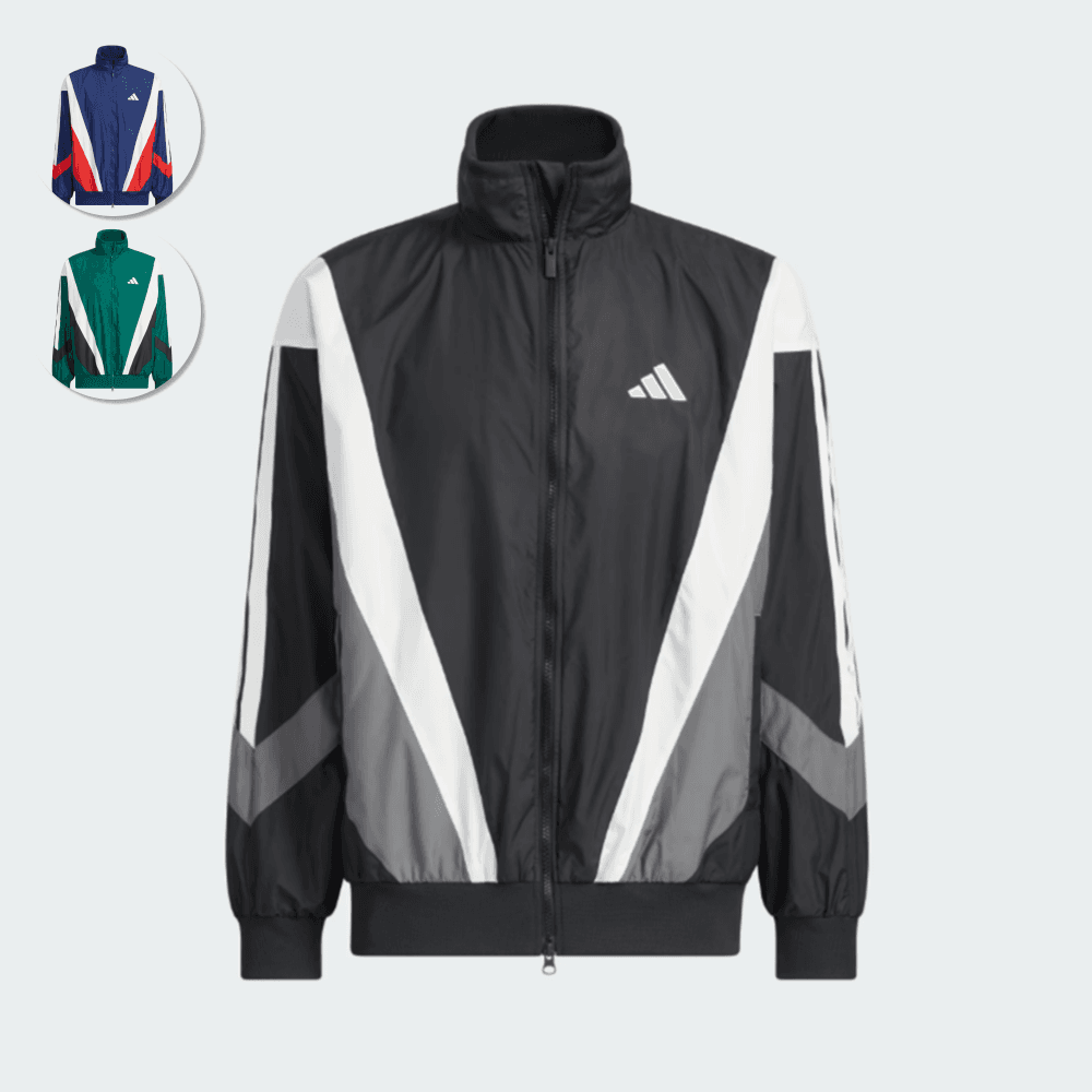 아디다스 머스트해브 루즈핏 메쉬안감 윈드 브레이커 재킷 바람막이 KQD22