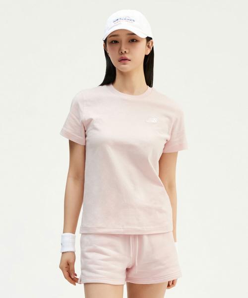 NBNEE2S112 / WOMEN 스몰로고 반팔티 (PINK)