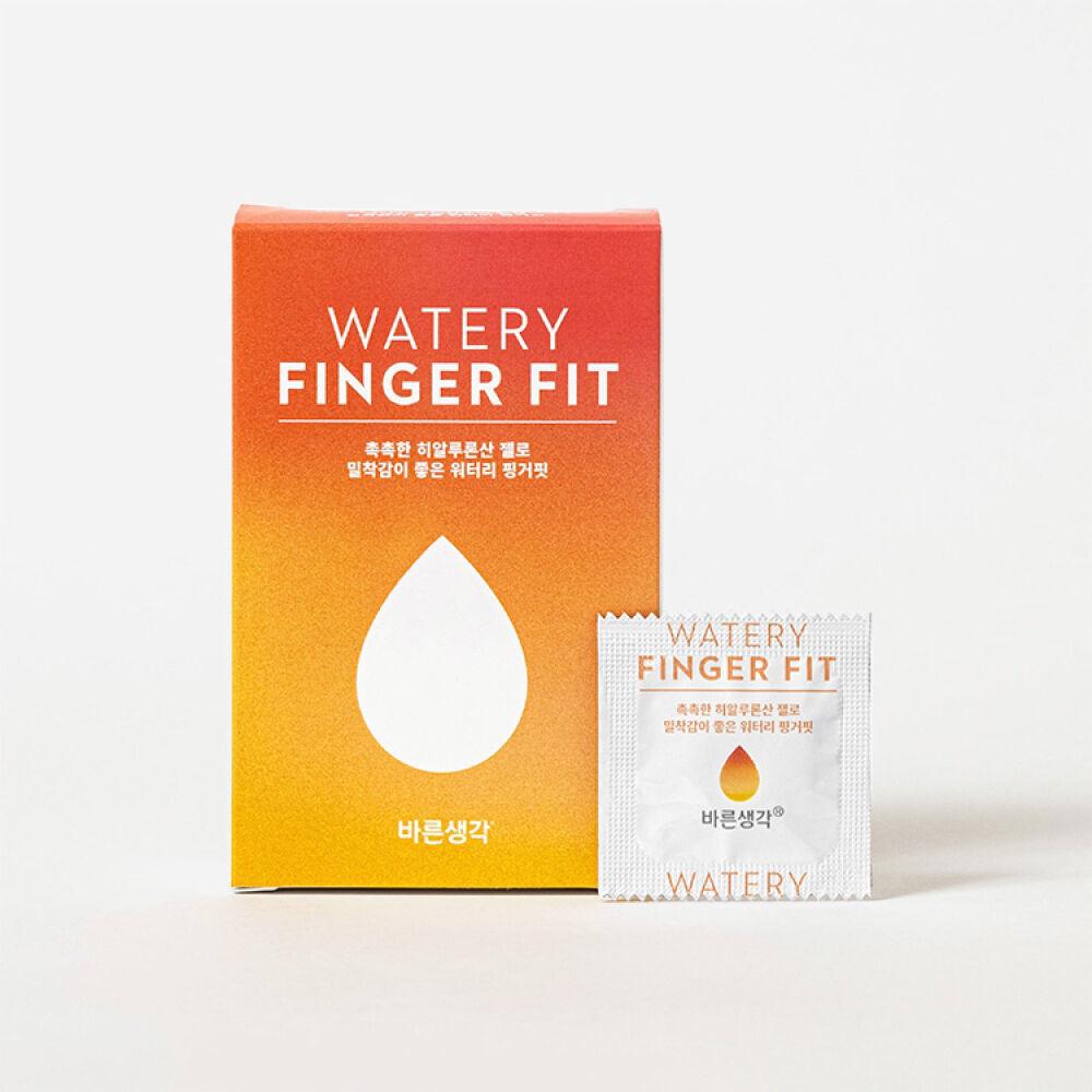 워터리 핑거핏 20P - 수용성젤 & 손톱커버 콘돔 안전한 핑거링