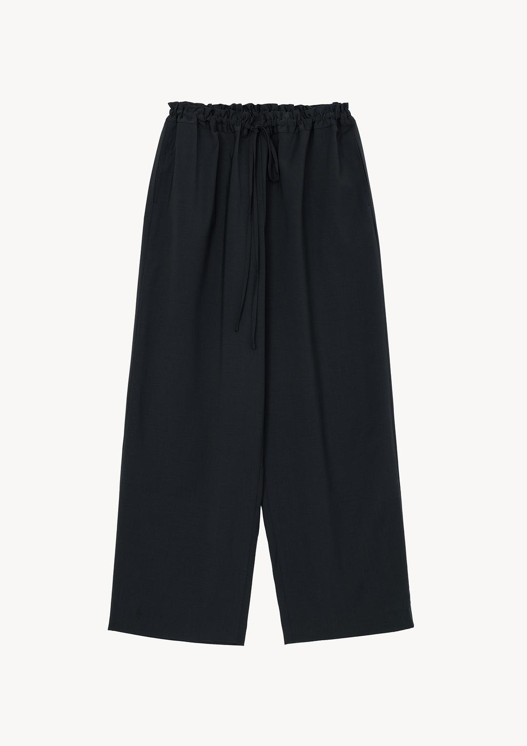 String Banding Pants in Navy