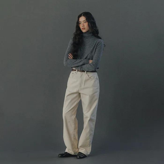 OLIVER COTTON DENIM (CREAM)