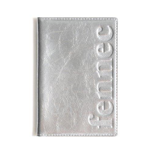 CRINKLE PASSPORT CASE - SILVER