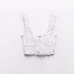 2024년 봄여름 신상 TRF 여성 리본장식 포플린 베스트 나시 2746200 250 - 인터파크 쇼핑