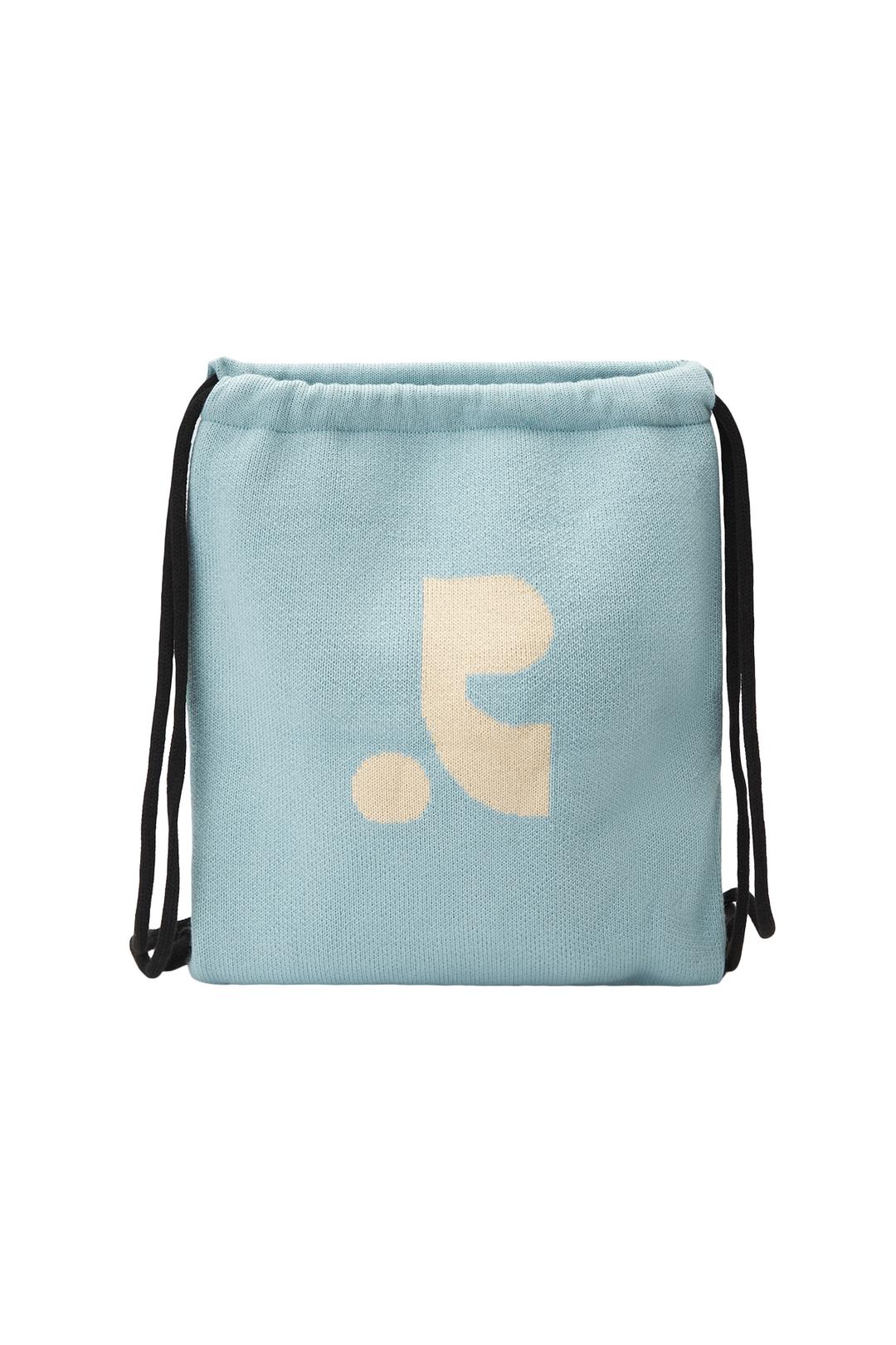 RR JACQUARD STRING BACKPACK - SKYBLUE