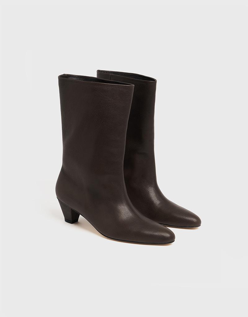 LUBLIN mid-calf boots_brown