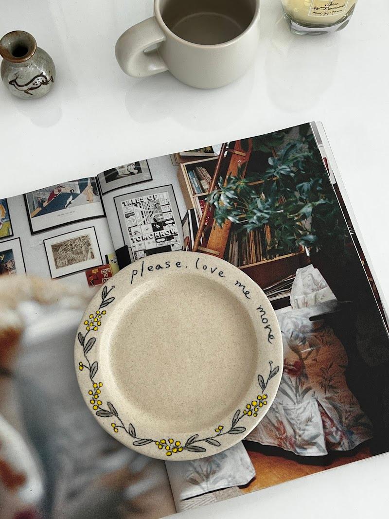 love me more_small plate SALE