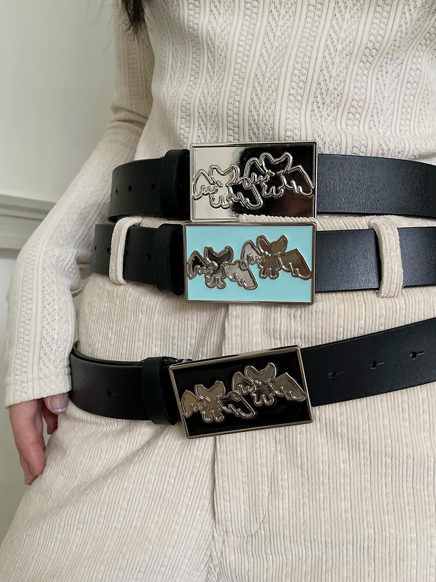 Crycry Angel Metal Leather Belt