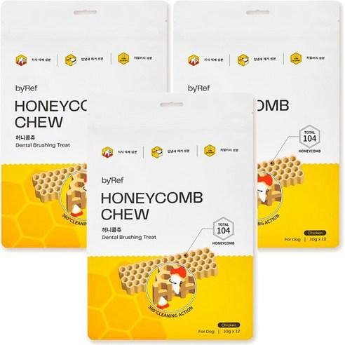 바이레프 허니콤츄 3묶음 세트 (36개입)