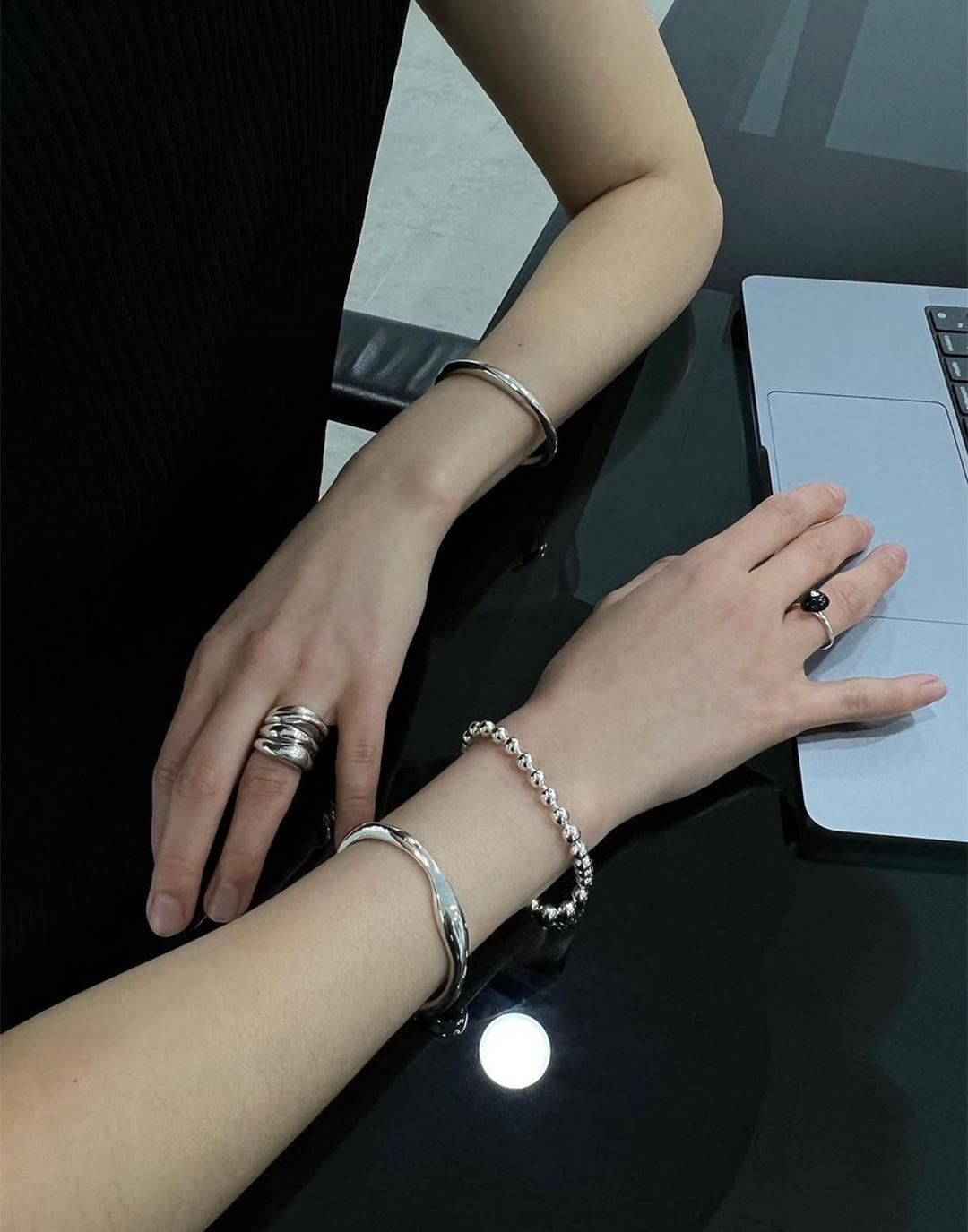 Black Candy Ring (Silver)