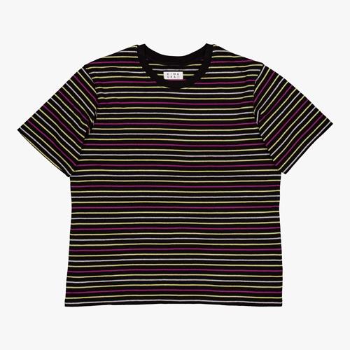 Striped S/S Tee (Black)