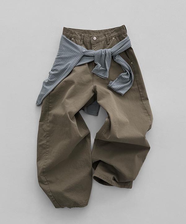 매니크 [무료배송] 스키어 벌룬 와이드 코튼 팬츠