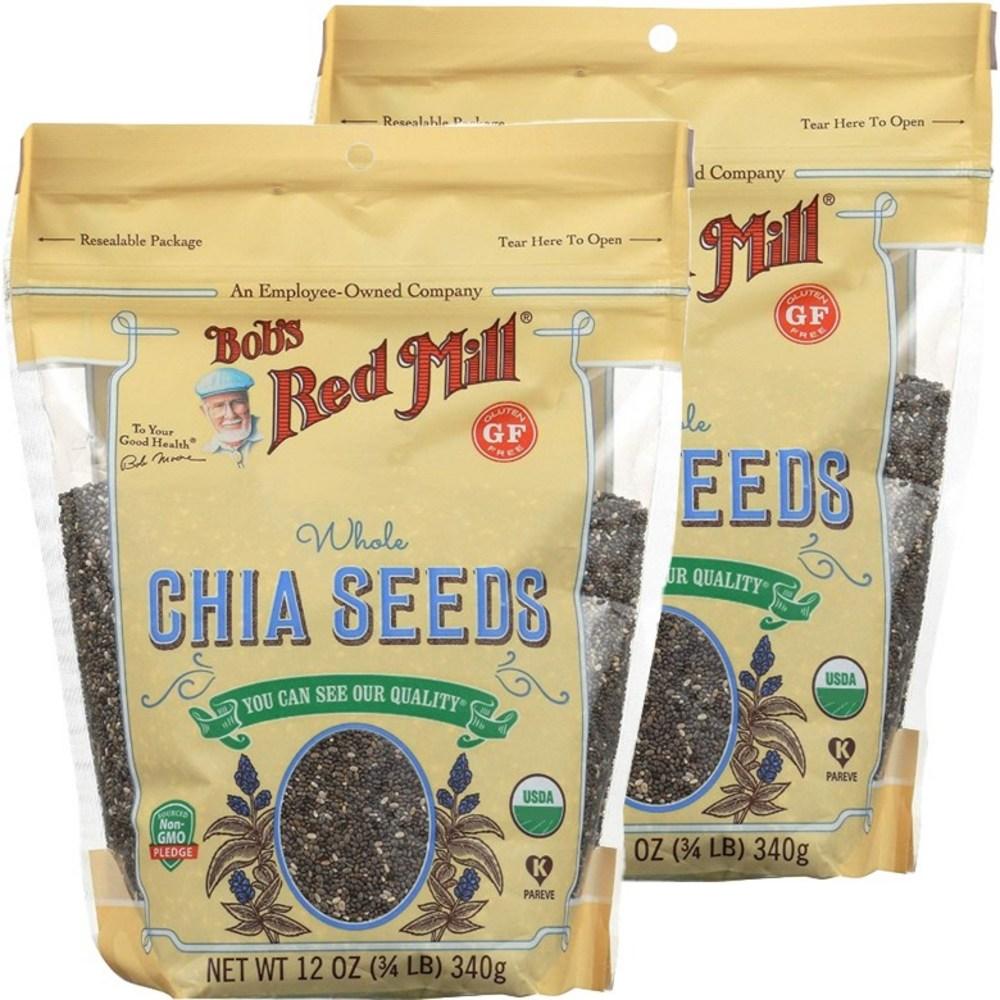 밥스레드밀 홀 치아 씨드, 340g, 2개 - 치아씨드 | 쿠팡