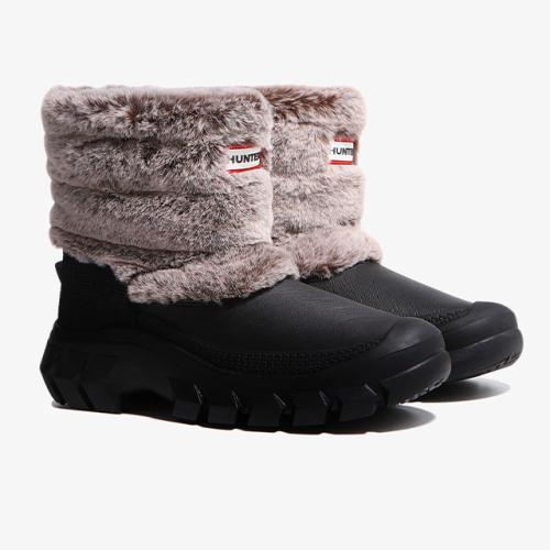 [WOMEN] 인트레피드 퍼 숏 스노우부츠 - 블랙/내추럴 WFS1000RBFBNR