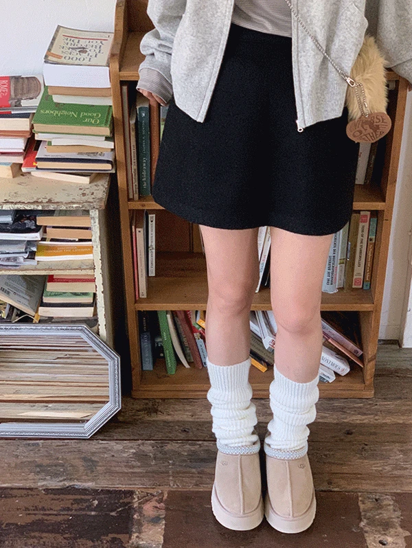 [모델소장👍🏻] 프렛 알파카 레그워머 - 4color (도톰/레그워머/양말코디/하찌/겨울양말/겨울코디)