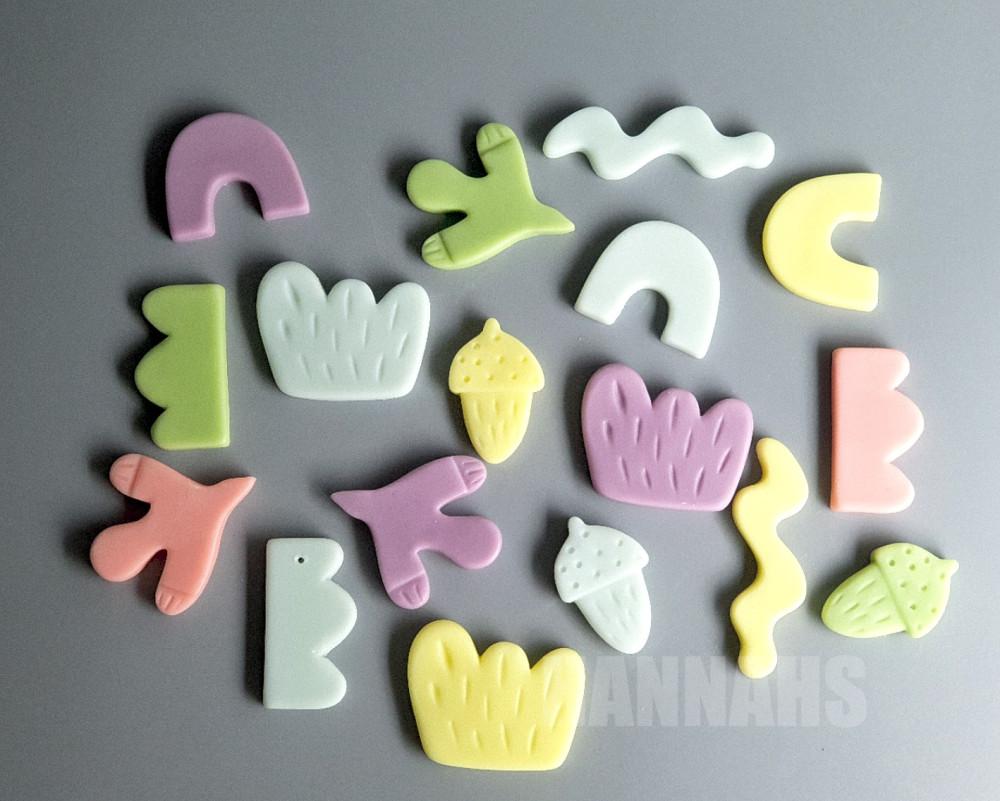 모스큐브 모빌몰드 C,D TYPE 종달새 산 열매 심플패턴