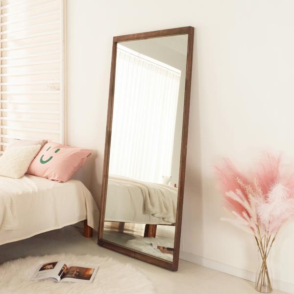 헬렌 날씬거울 원목 대형 와이드 전신거울 1800 (1color)