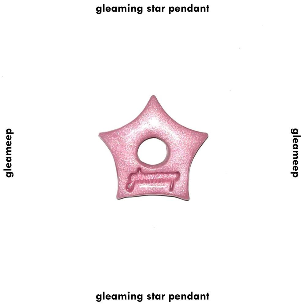 gleaming star pendant [light pink]