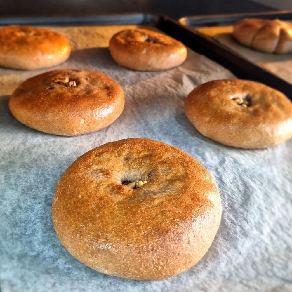 무설탕 단팥빵 유기농 100% 통밀빵 비건 김코치빵