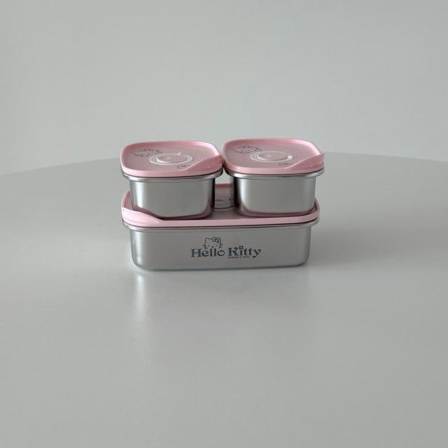 키티 스텐 밀폐용기(*리오더배송,2주이상소요예정)